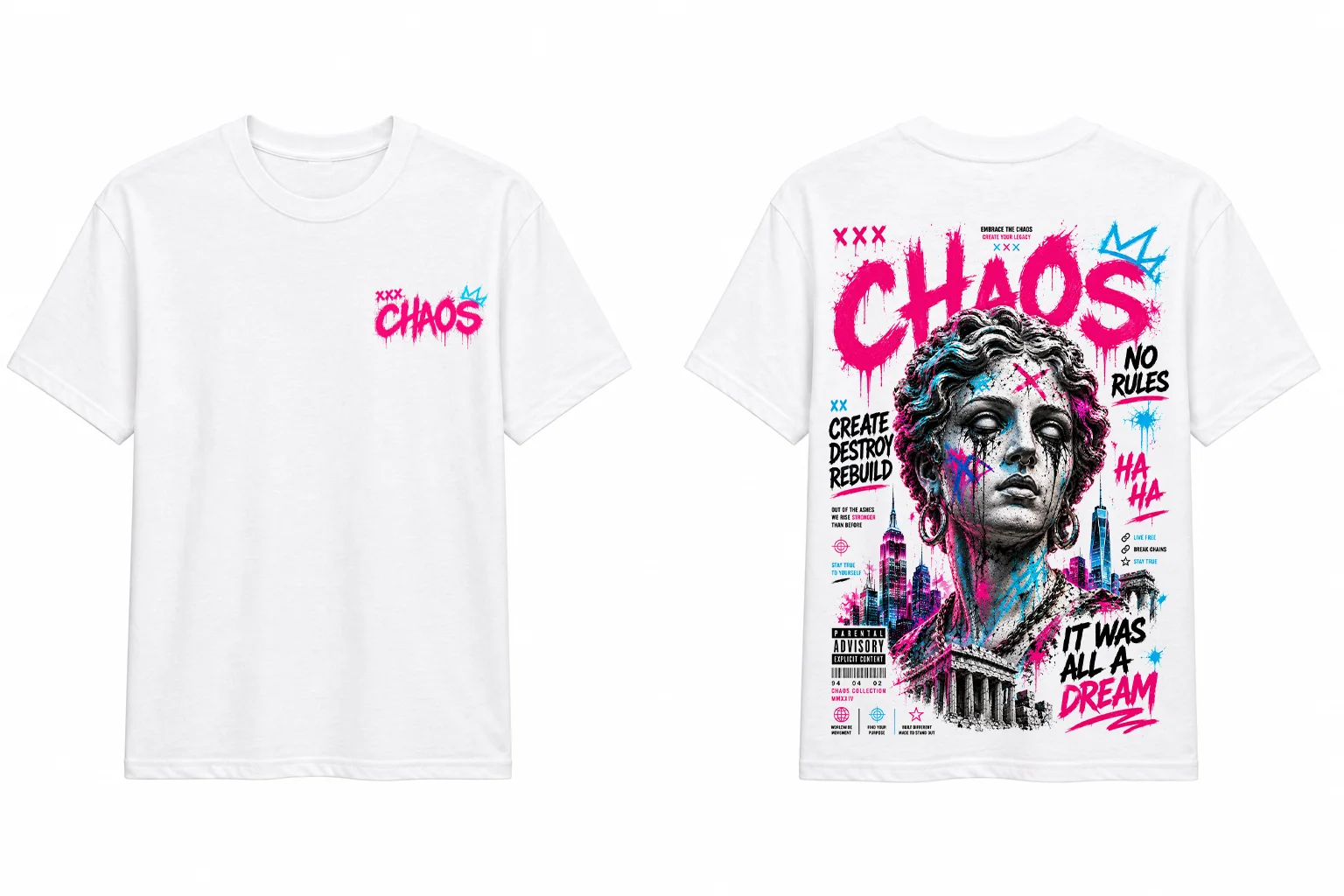 Chaos Heykel Oversize T-Shirt